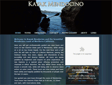Tablet Screenshot of kayakmendocino.com